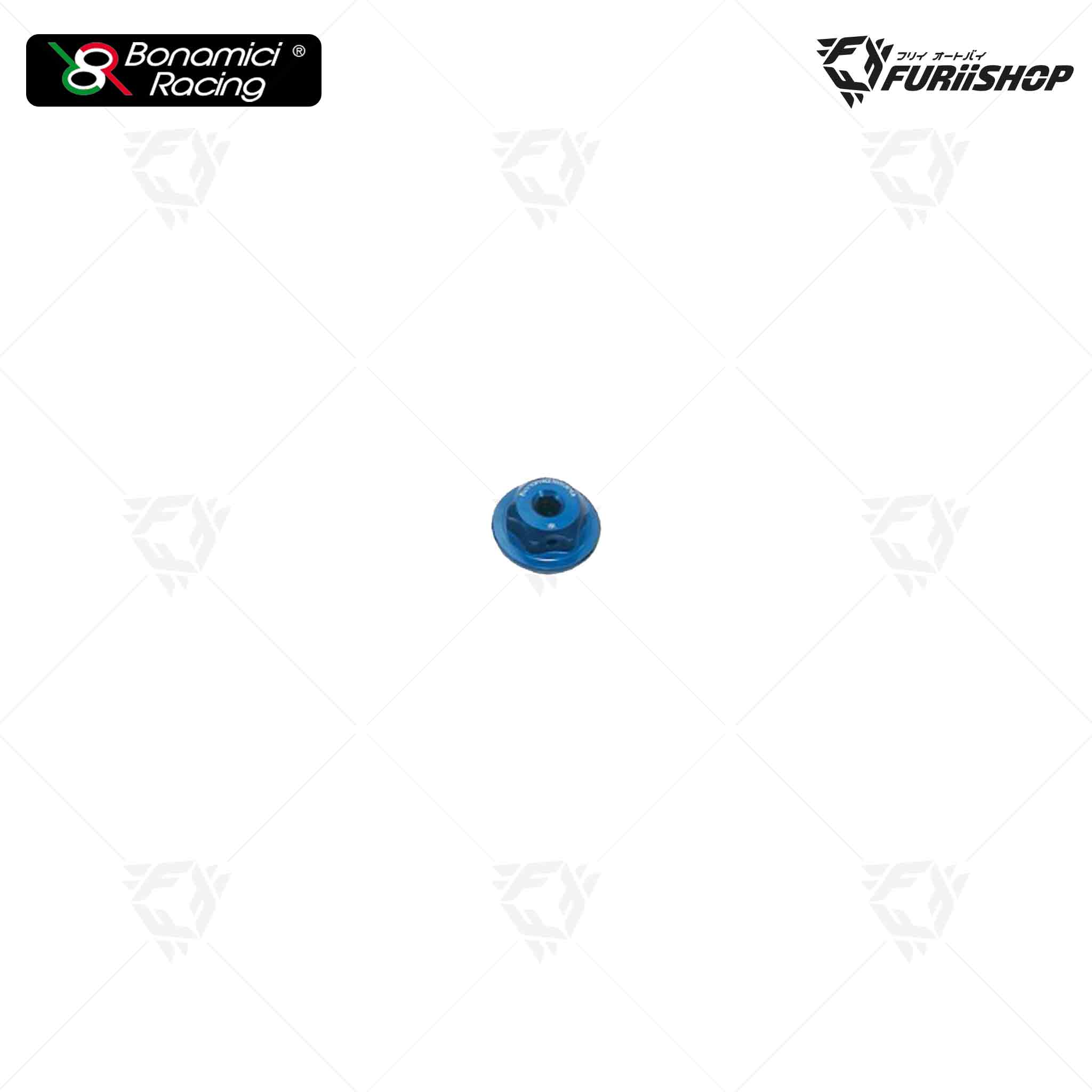 น๊อตน้ำมันเครื่อง Oil Caps Bonamici สีฟ้า For Yamaha universal M27x3