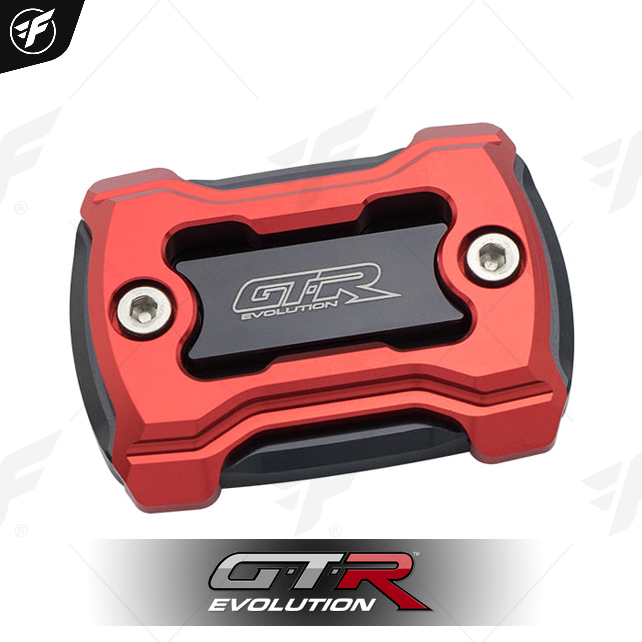 ฝาปิดกระปุกดิสเบรค 2 ชิ้น GTR V2 FORZA300-350/ADV-150/X-MAX 300/R3 แดง