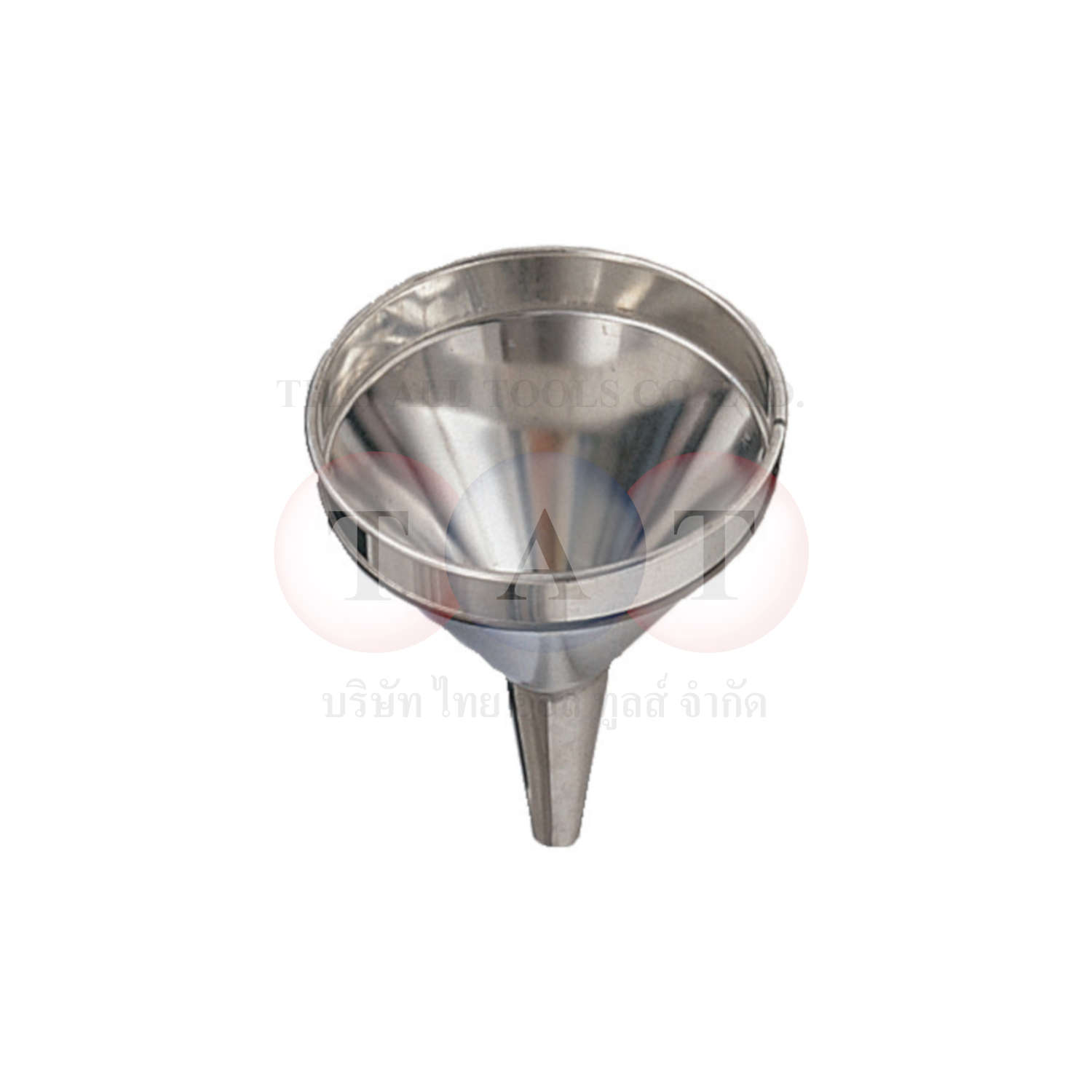 Kennedy.6" TINPLATE ROUND RIM FUNNEL