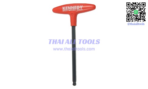 ประแจหกเหลี่ยมหัวบอล ตัวที สีดำ (mm) T-HANDLE BALL DRIVER KENNEDY