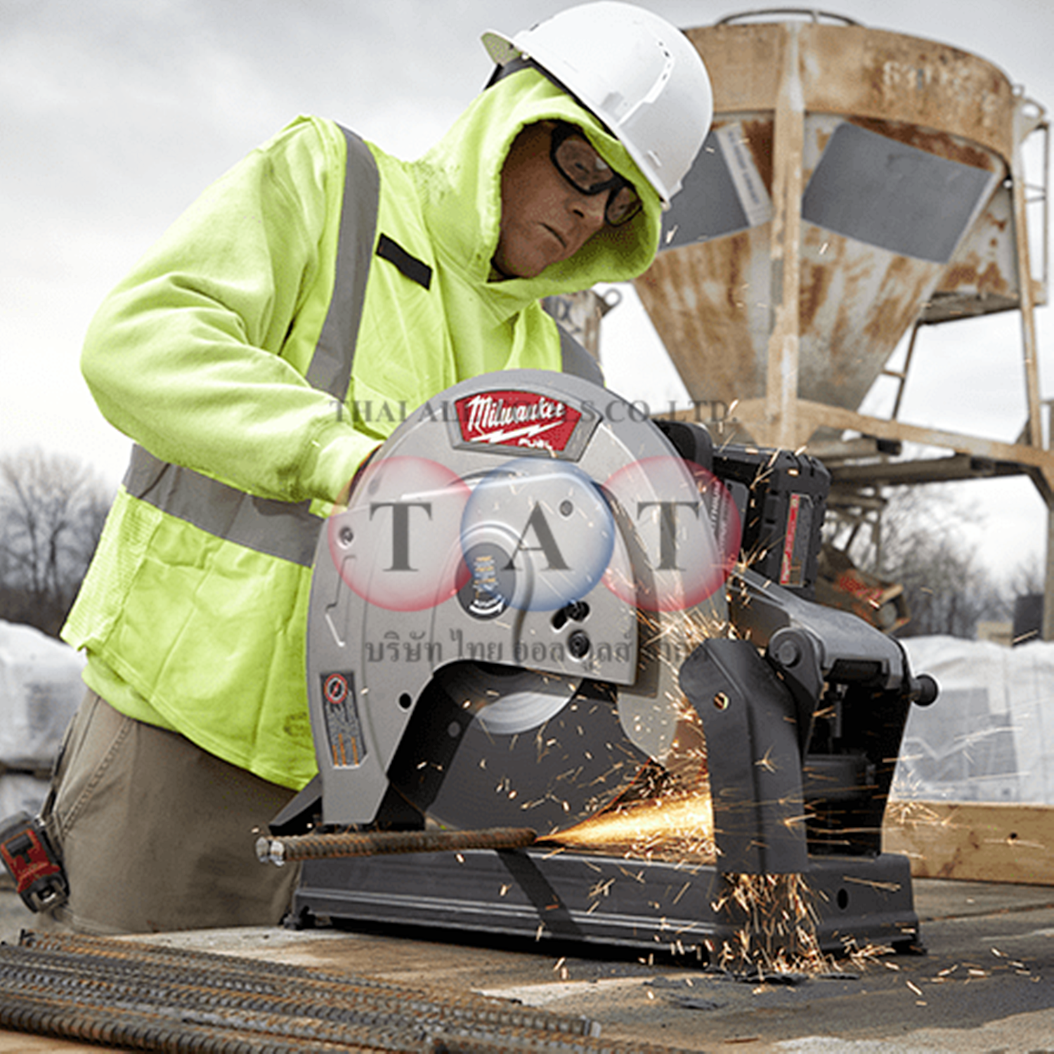 Milwaukee M18 CHS355-0 แท่นตัดไฟเบอร์ไร้สาย 14 นิ้ว | พลังสูง ตัดแม่นยำ