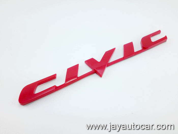Logo Honda Civic Red โลโก้ ฮอนด้า ซีวิค สีแดง ซีวิคแต่ง