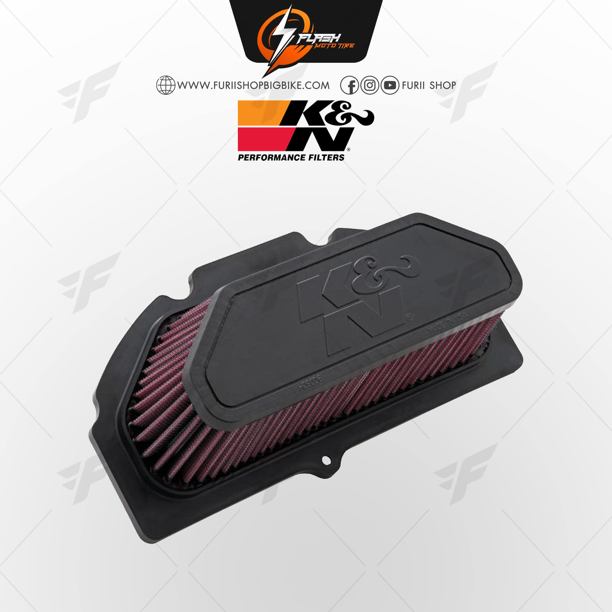 กรองอากาศ K&N สำหรับ SUZUKI