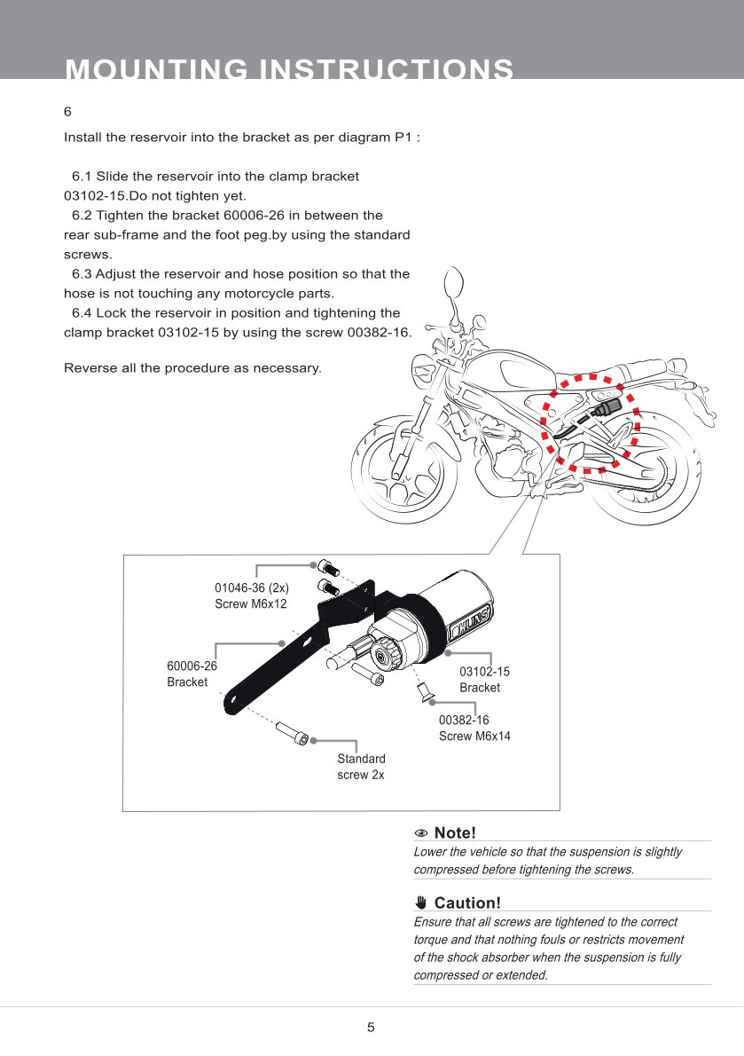 โช๊คหลังแต่ง Ohlins YA942 For Yamaha XSR 155 ปี 2019-2022