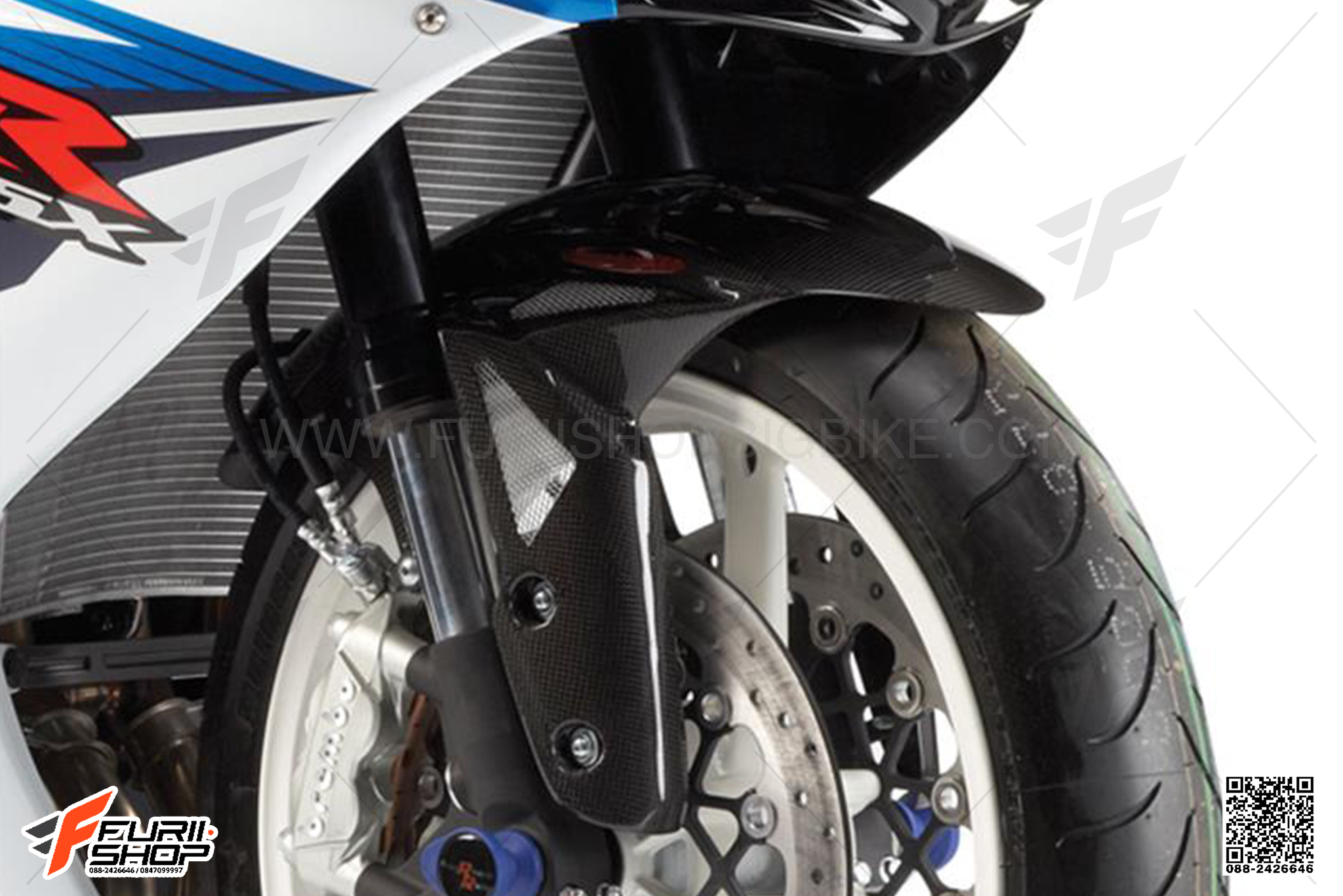 บังโคลนหน้าเพรียวเคฟล่า POWERBRONZE FOR SUZUKI GSX-R1000 2017