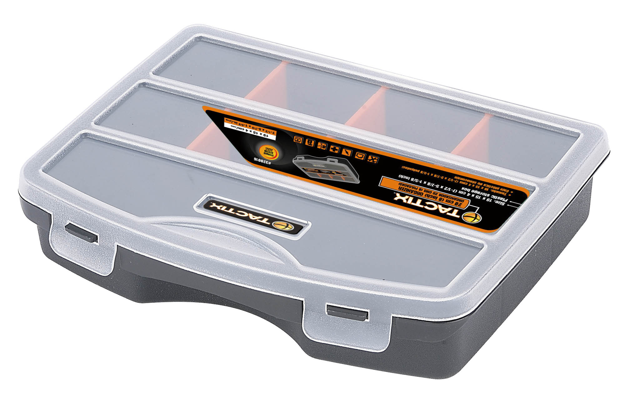 กล่องอะไหล่ 8" หนา 320016 TACTIX