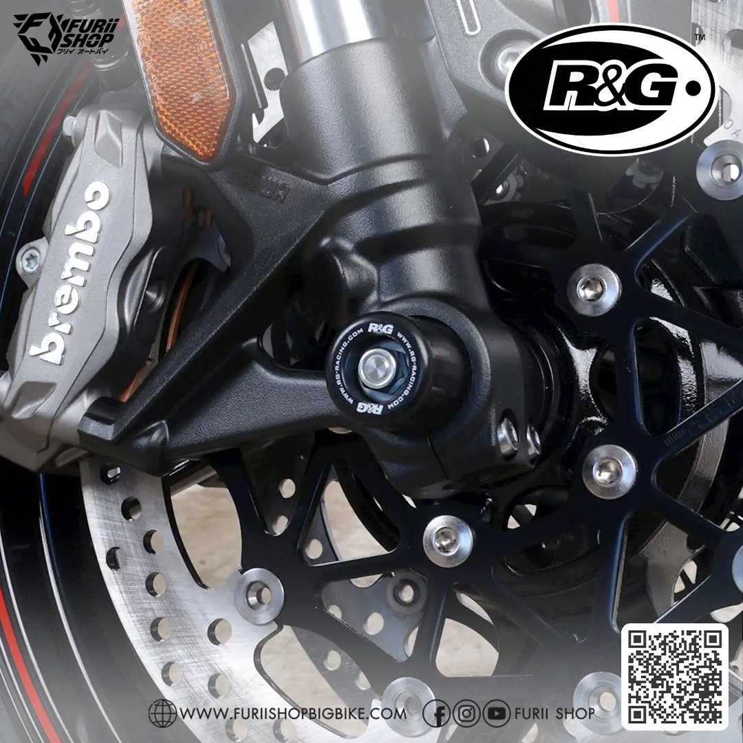 กันล้มหน้า R&G Front Protector : for Kawasaki Z H2 2020-2021