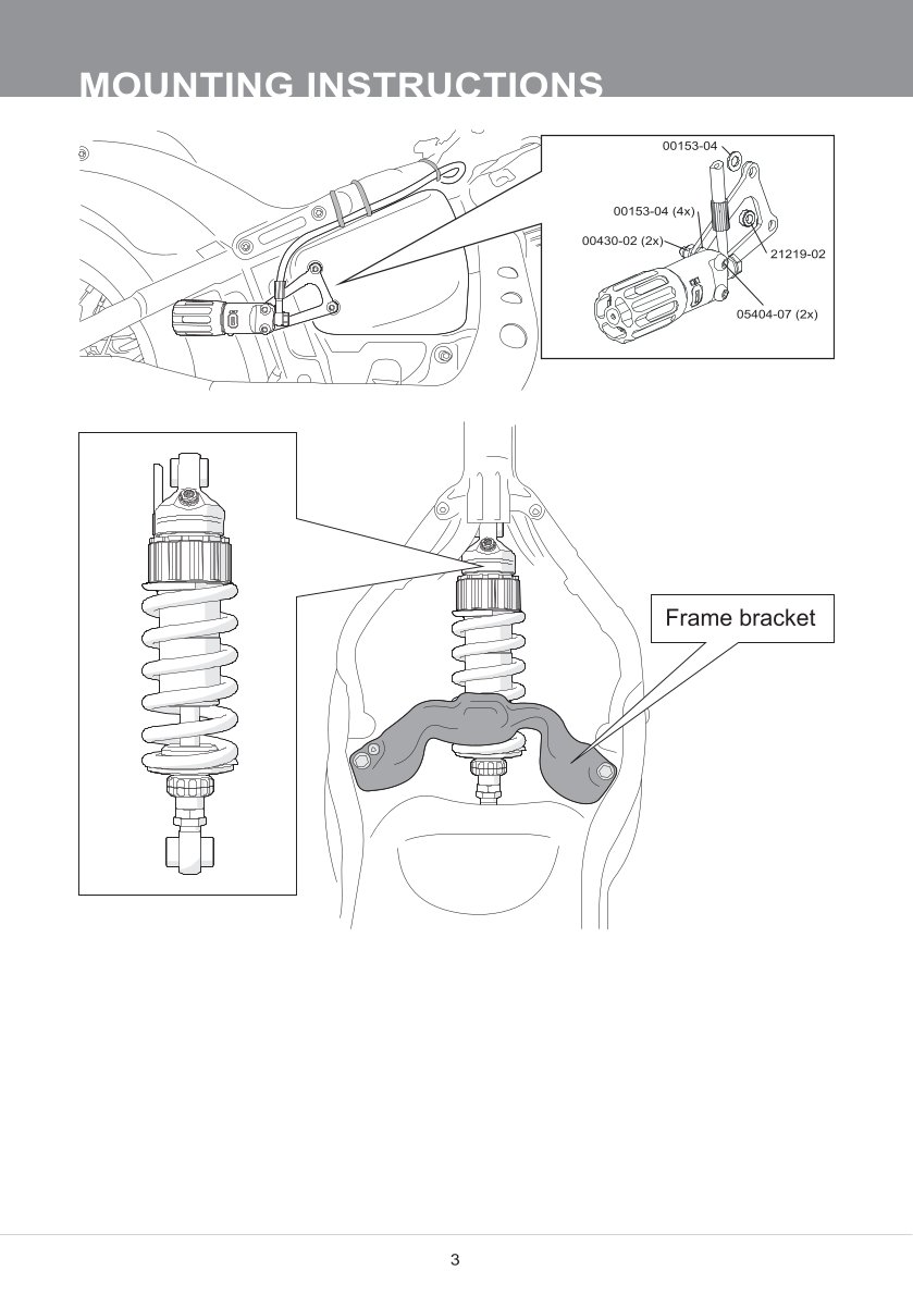 โช๊คหลังแต่ง Ohlins HD504 For Harley-Davidson Softail Low Rider ST ปี 2022