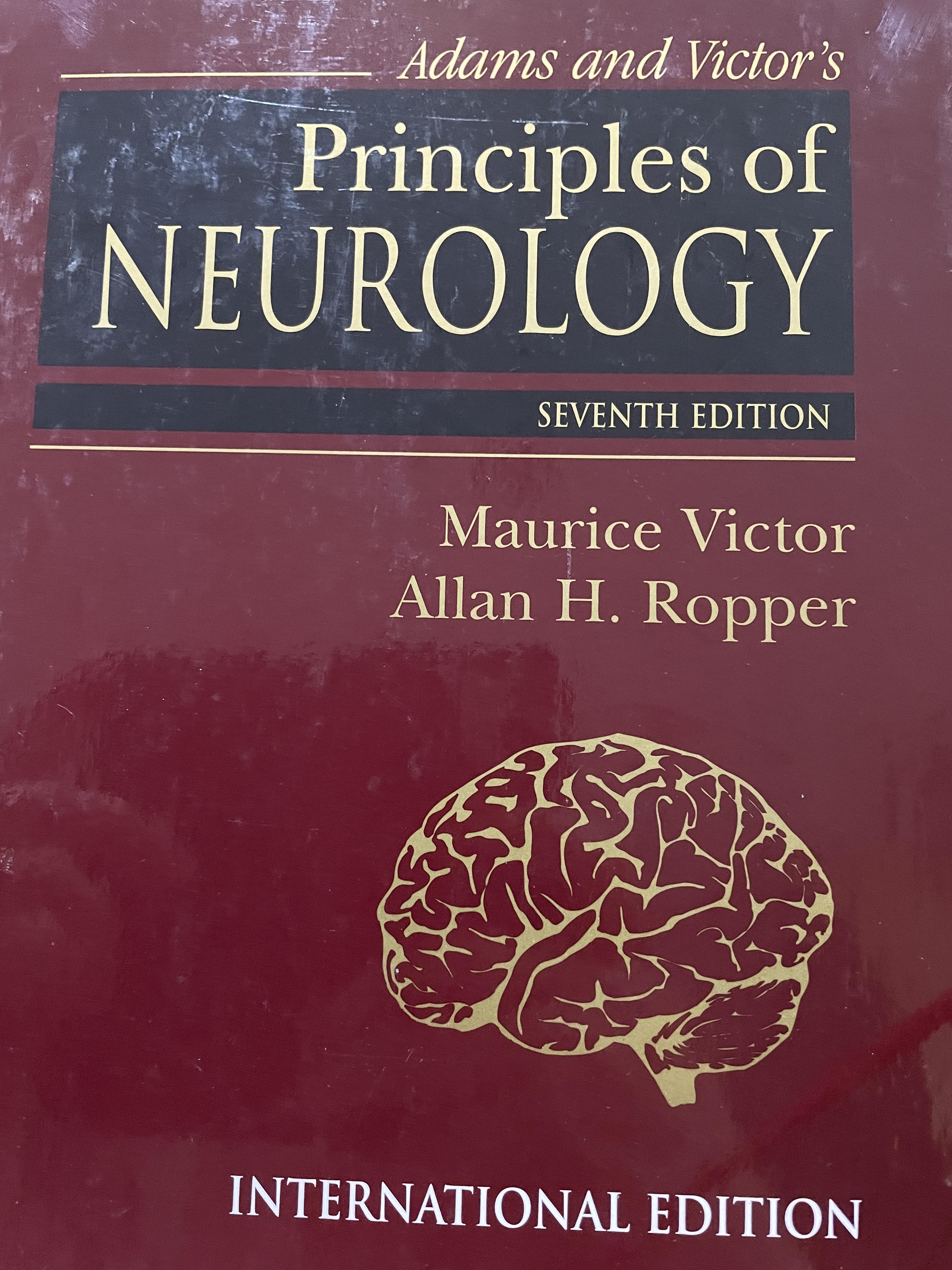 Principles of. NEUROLOGY โดย Maurice Victor. และ Allan H.Ropper. พิมพ์ครั้งที่ 7 0 กก.