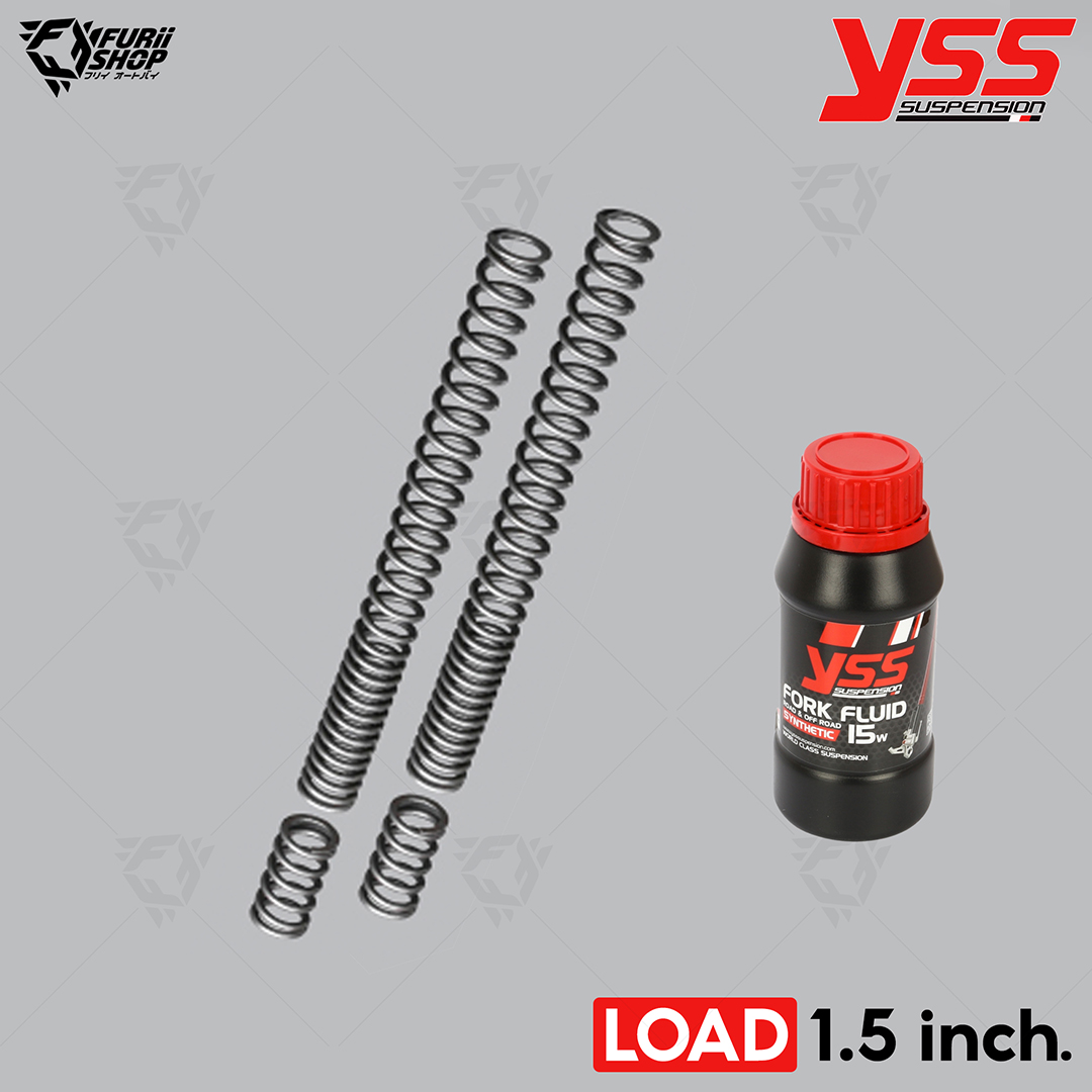 สปริงโช๊คหน้าแต่ง YSS Fork Sport Kit LOAD 1.5 inch. (Y-50-KIT-01-002) : for Honda Forza 350 20>Forza 300 18>