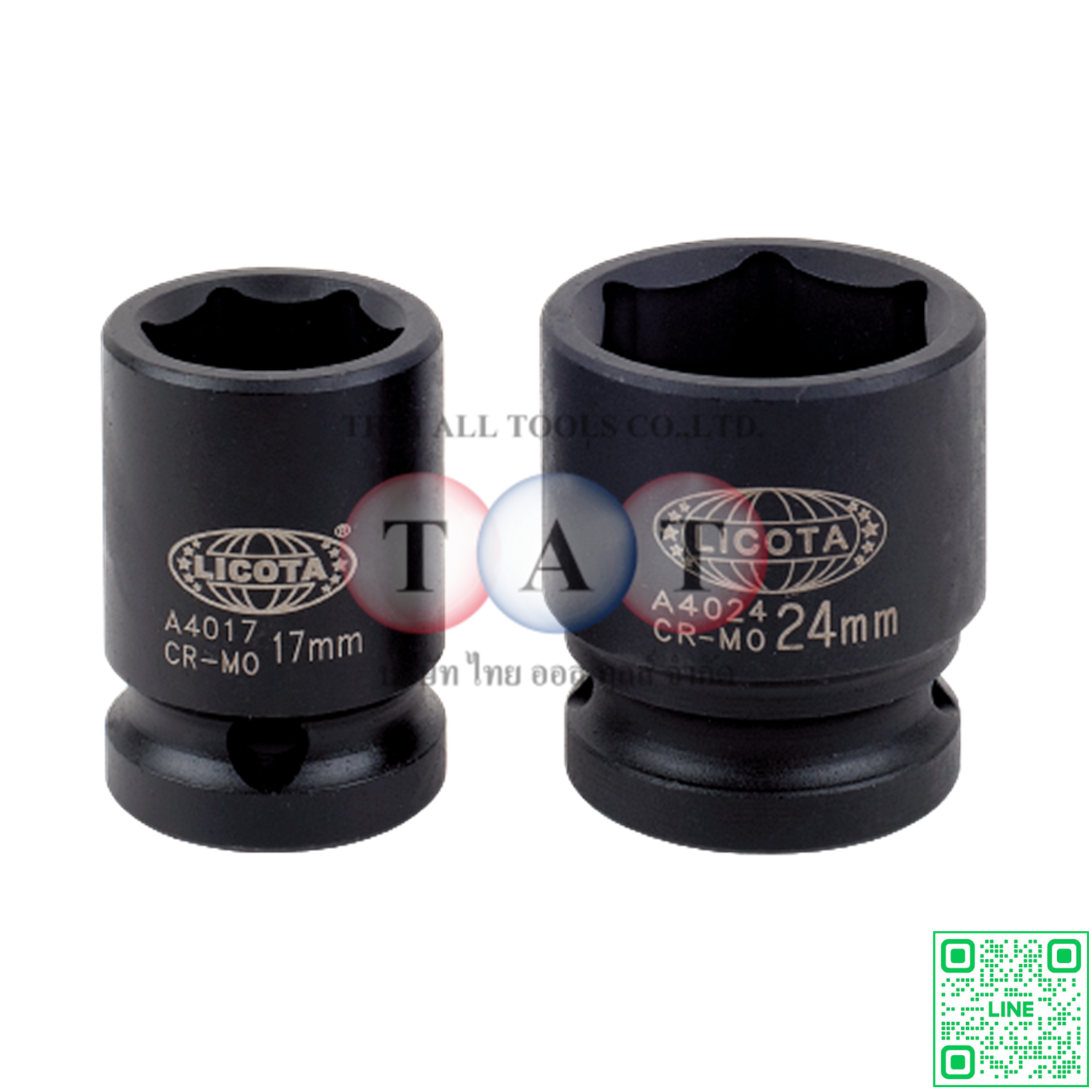 1/2" DR. 6PT FLANK IMPACT SOCKET