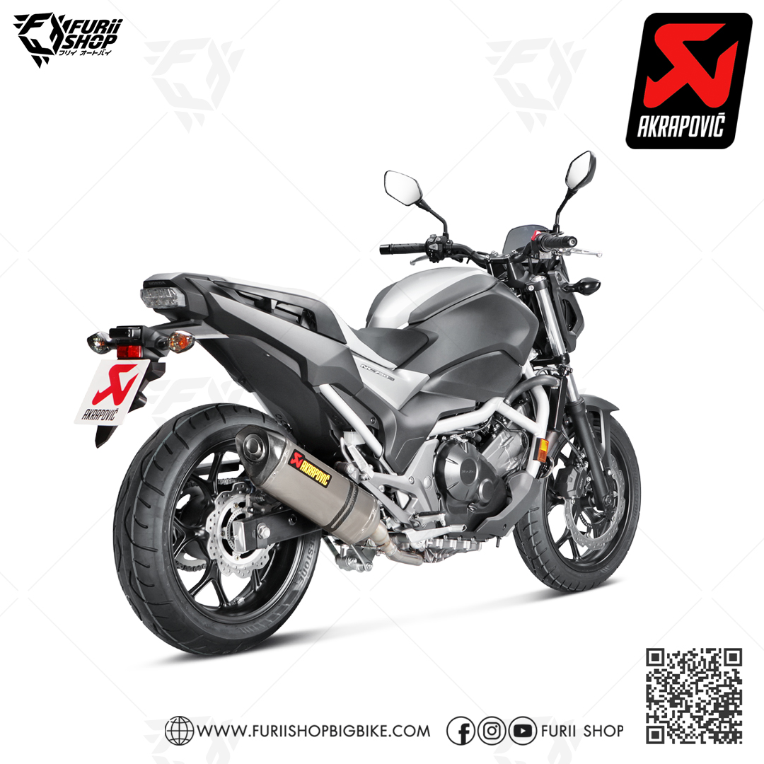 ท่อมอเตอร์ไซค์ AKRAPOVIC SLIP-ON TITANIUM FOR HONDA NC750 2017 ท่อแต่ง ท่อสูตร ท่อบิ๊กไบค์ ท่อBigbike ท่อไอเสีย