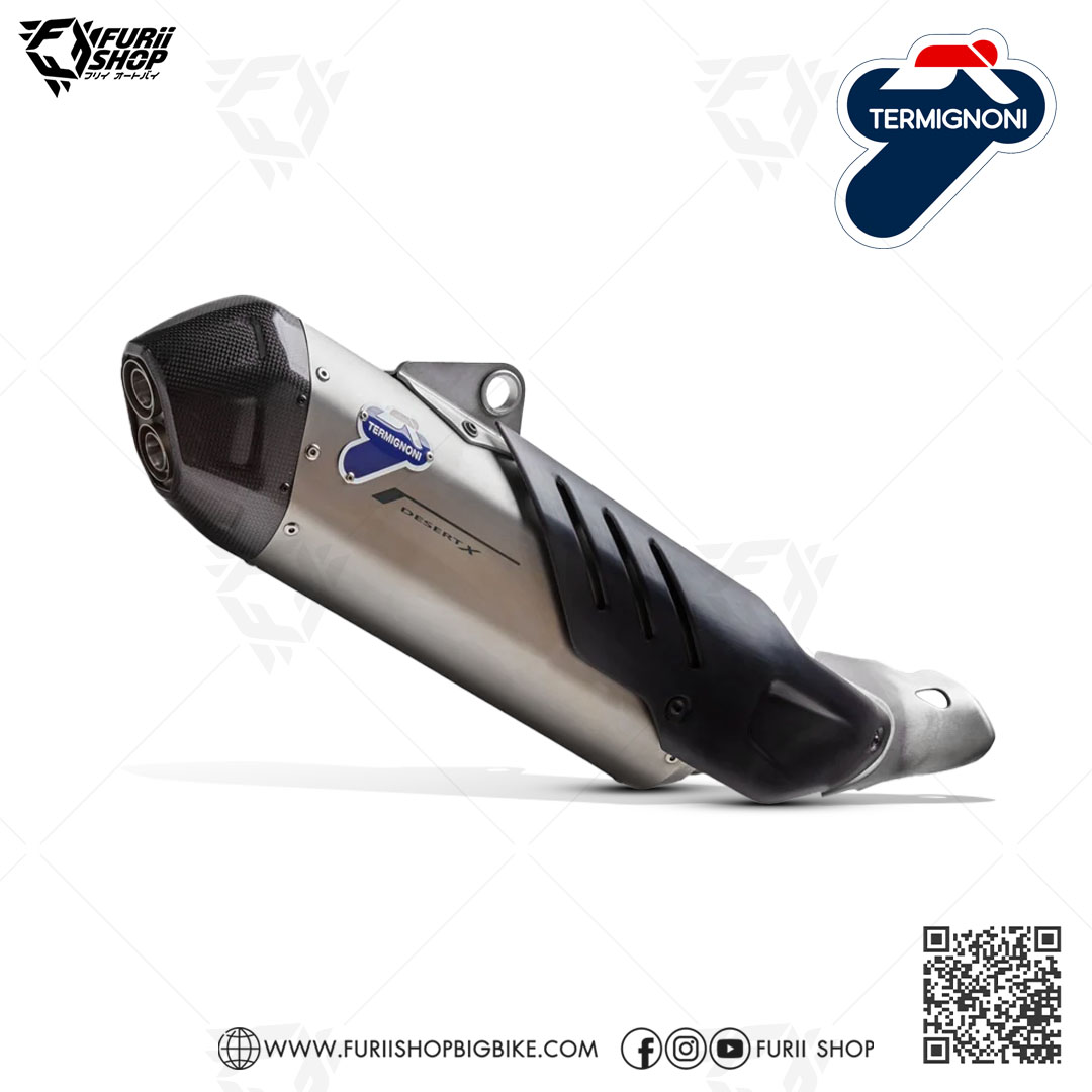 ท่อมอเตอร์ไซค์ Termignoni Slip on : for Ducati Desert X 950 2022-2023