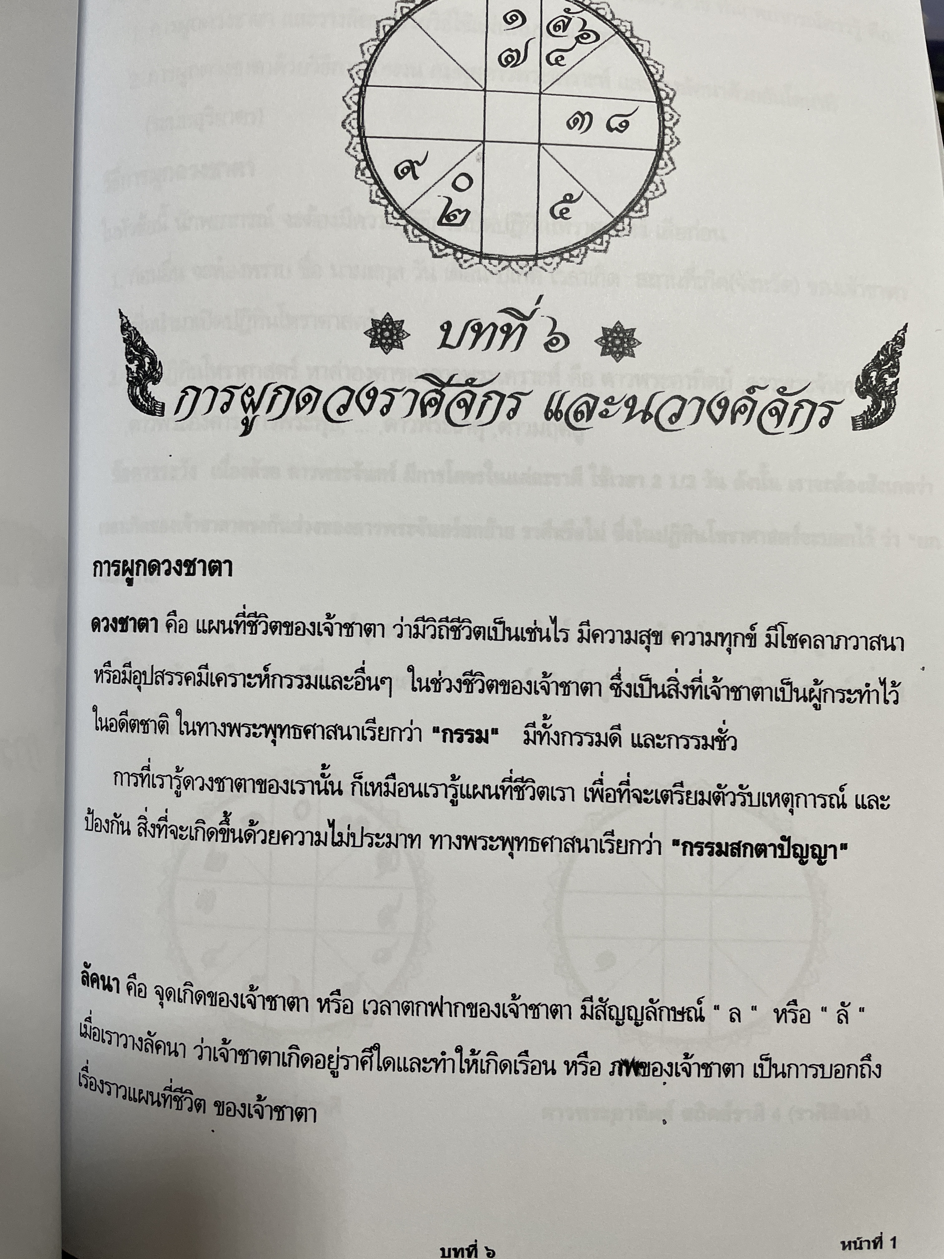 โหราศาสตร์ไทย หลักสูตร โหราศาสตร์ไทยระบบลัคนาจักร โดยอาจารย์บุญล้อม-จิตราภรณ์ ศุกรวัฒนศิลป์ 5,500 กรัม