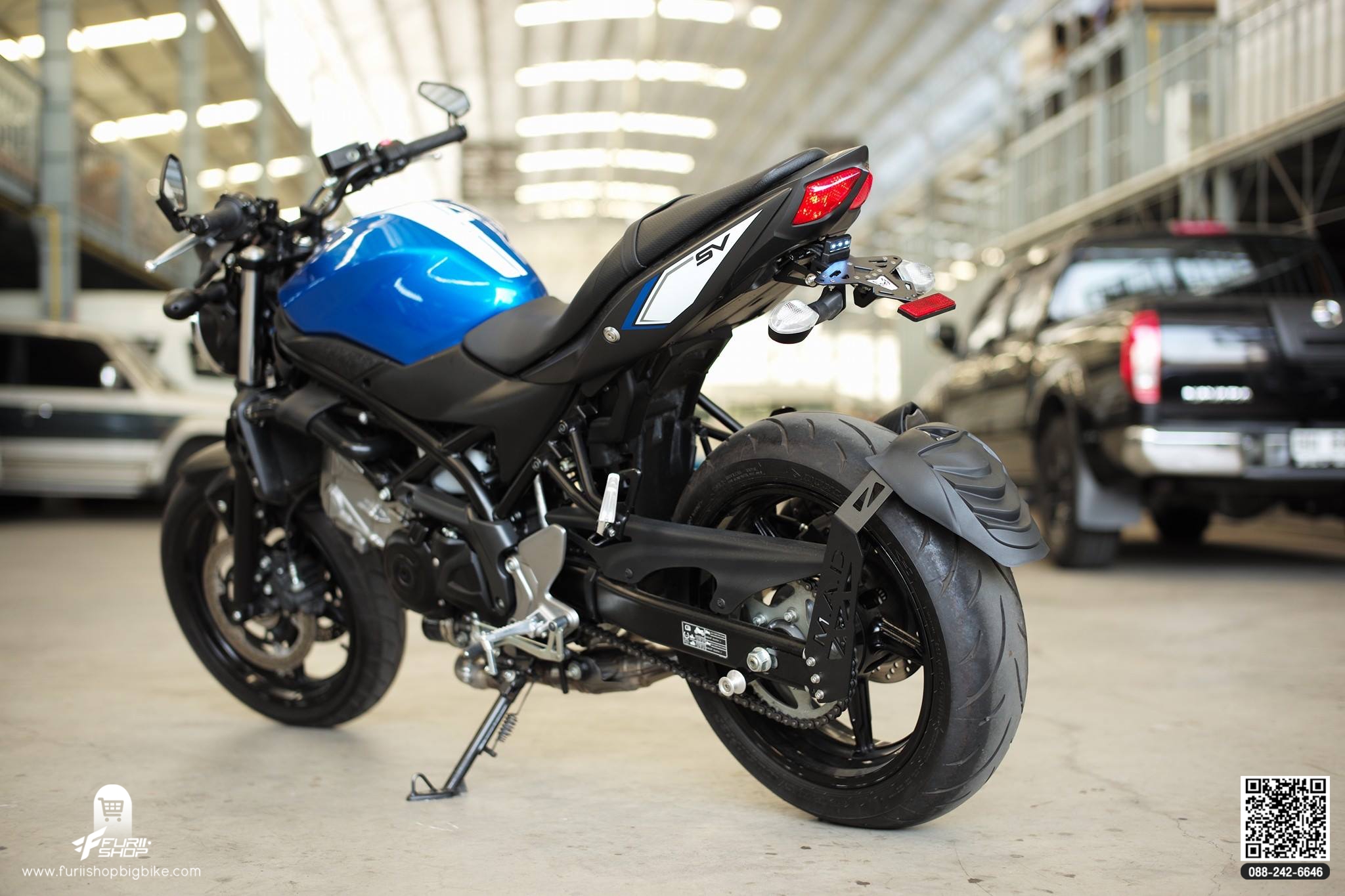 กันดีดขาคู่ M.A.D FOR SUZAUKI SV650