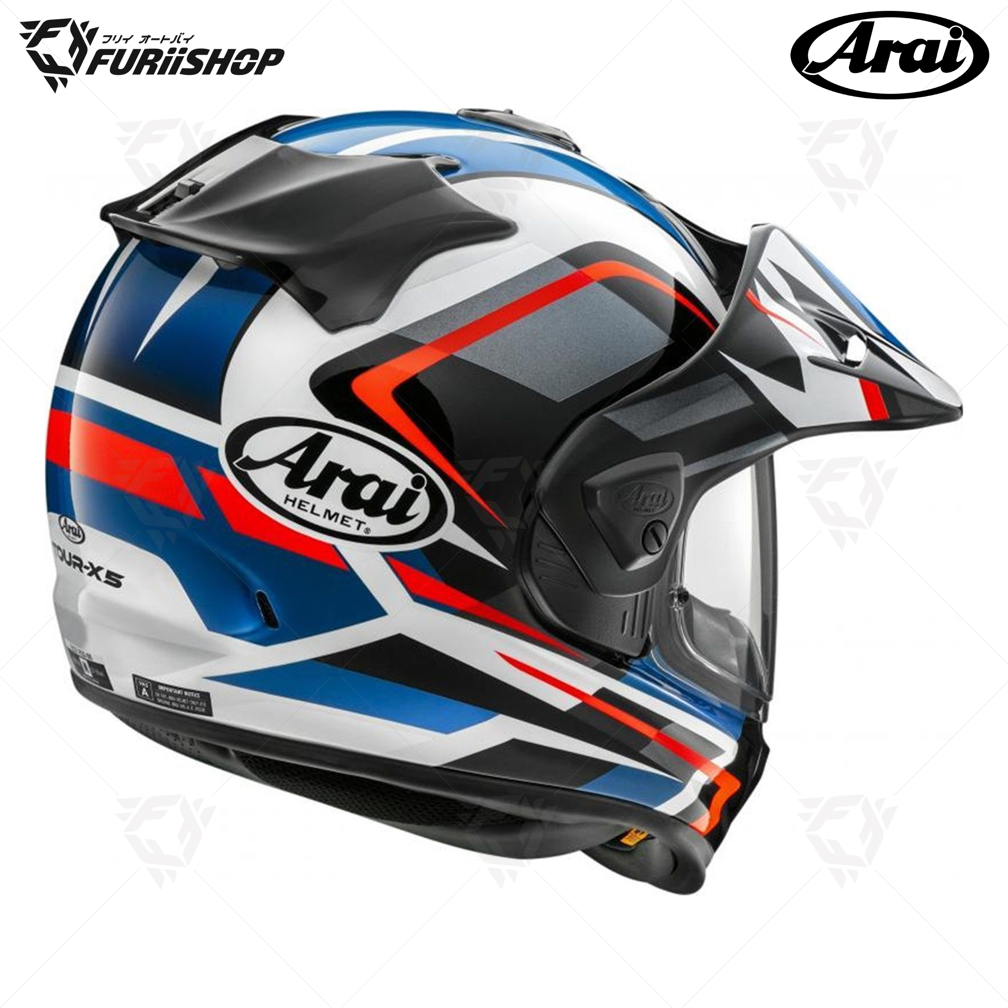 หมวกกันน็อคเต็มใบ Arai : Tour-X5 Discovery Blue