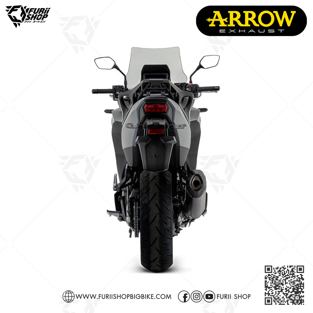 ท่อมอเตอร์ไซค์ Arrow Slip on Sanora Titanium : for Honda NT1100 2022-2023