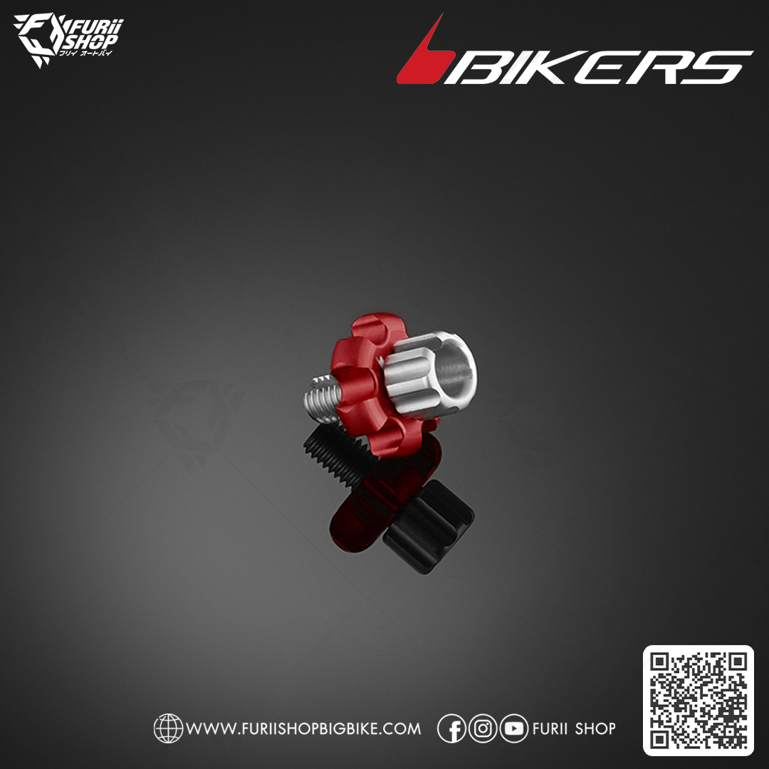 ตัวตั้งคลัตช์สแตนเลส (ตัวเล็ก) (C0405) Bikers Stainless Clutch Cable Adjuster (Small) : for Yamaha YZF-R3 2015-2018