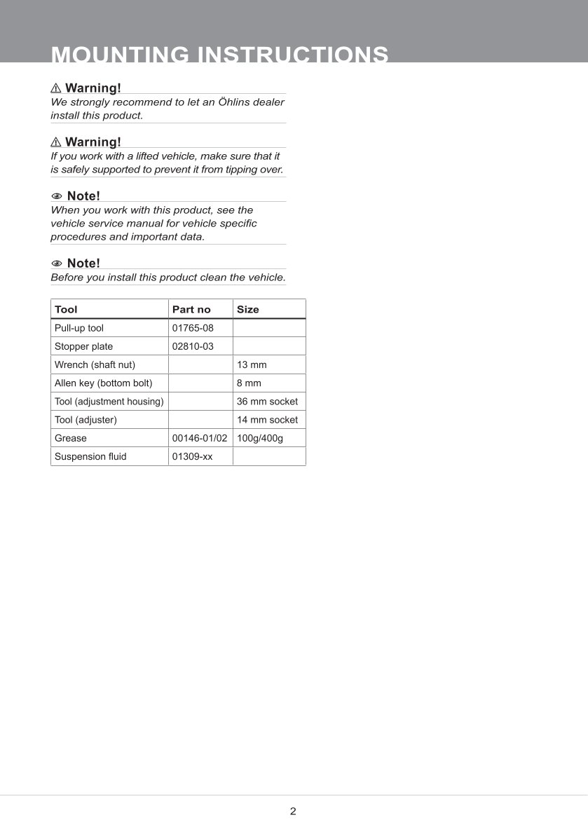 สปริงโช้คหน้า Ohlins FKS229 For Yamaha Tracer 7 GT 2021-2024