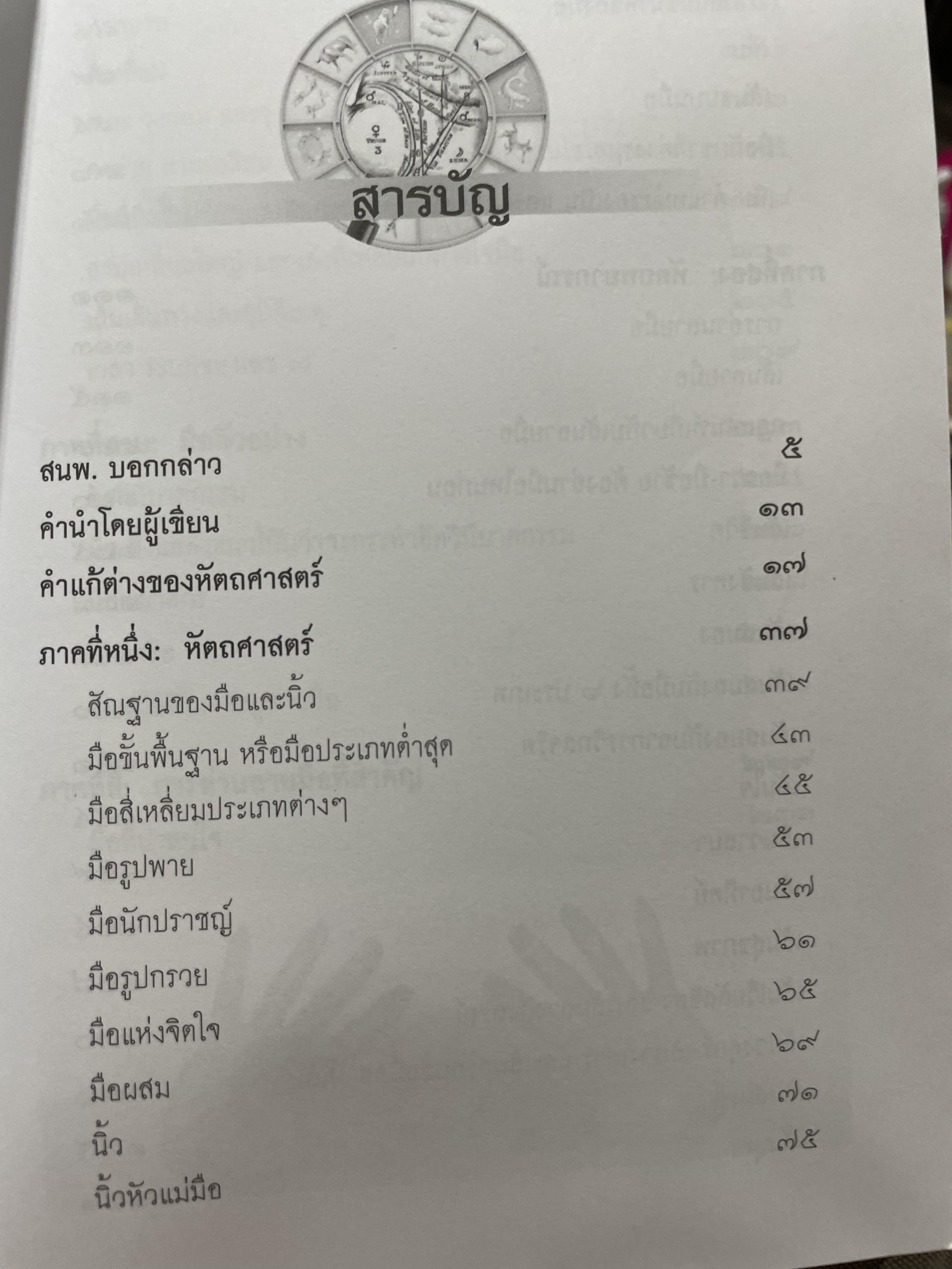 คัมภีร์หัตถศาสตร์ และหัตถพยากรณ์ The Book Of FATE. & Fortune ผู้เขียน ตีโร 0 กก.