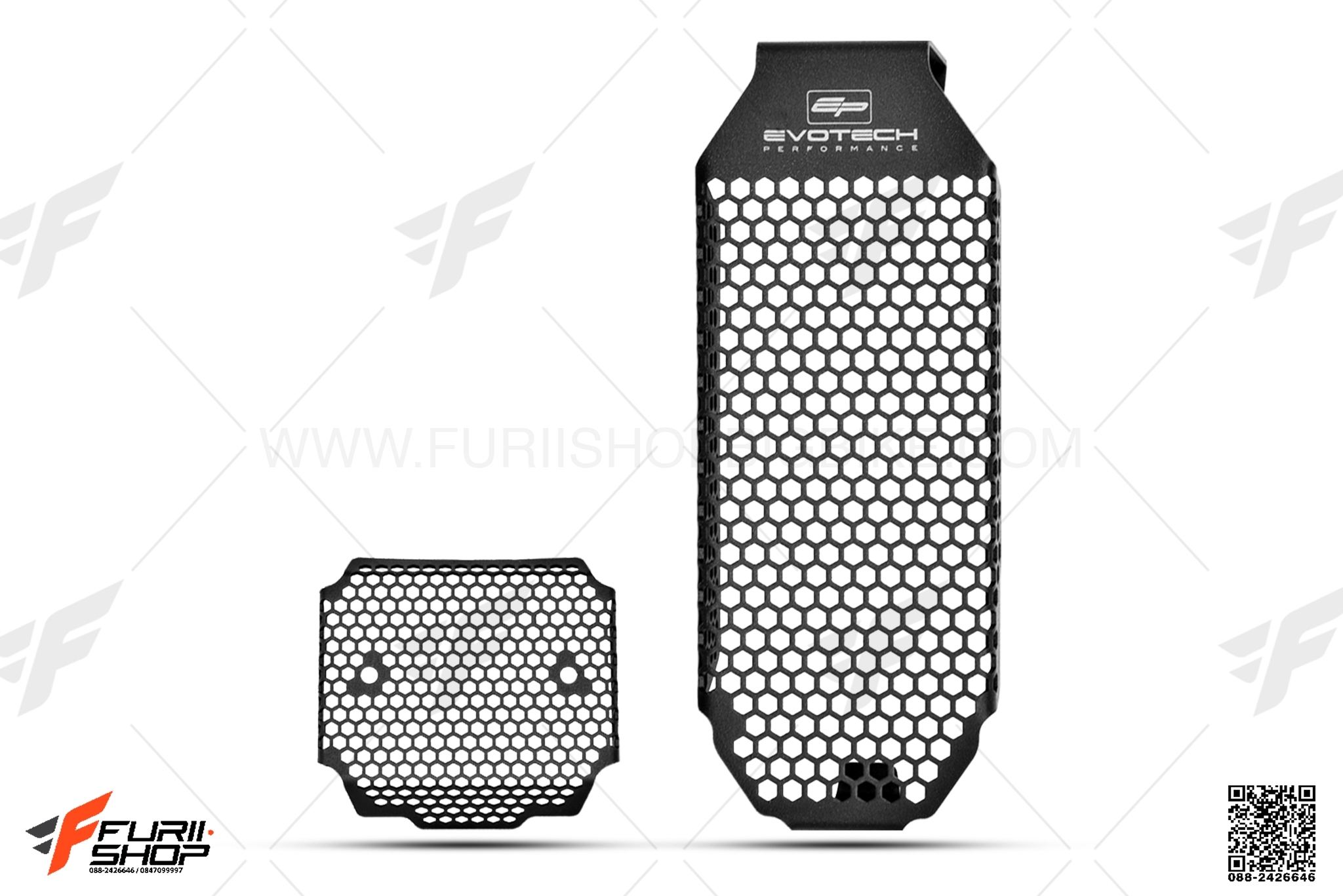 การ์ดหม้อน้ำ Evotech สำหรับ Ducati Scrambler