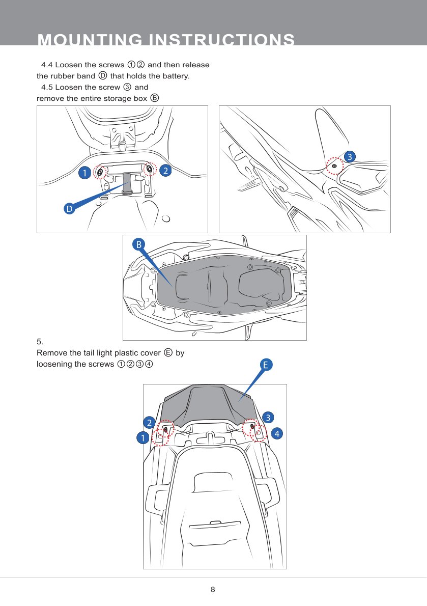 โช๊คหลังแต่ง Ohlins HO345 For Honda ADV 160 ปี 2022-2023