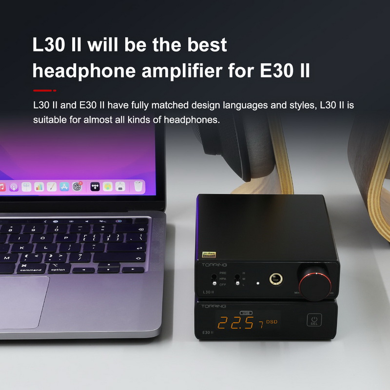 Topping E30ii DAC ตั้งโต๊ะชิป AK4493S x2 ประกันศูนย์ไทย