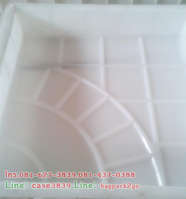 แม่พิมพ์บล็อคคอนกรีต ลาย กรรณิการ์ ขนาด 25x25x5 cm