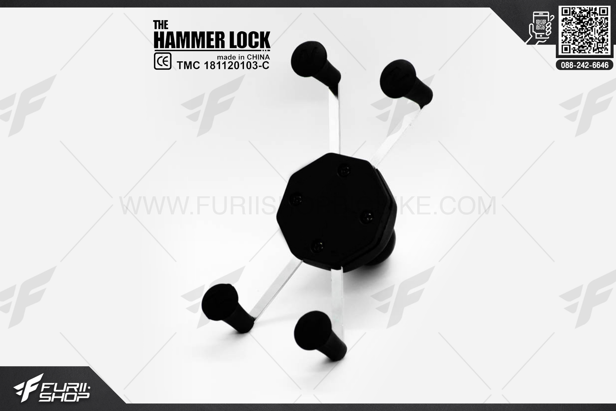 ขาจับโทรศัพท์มือถือ THE HAMMER LOCK X-LOCK PHONE MOUNT