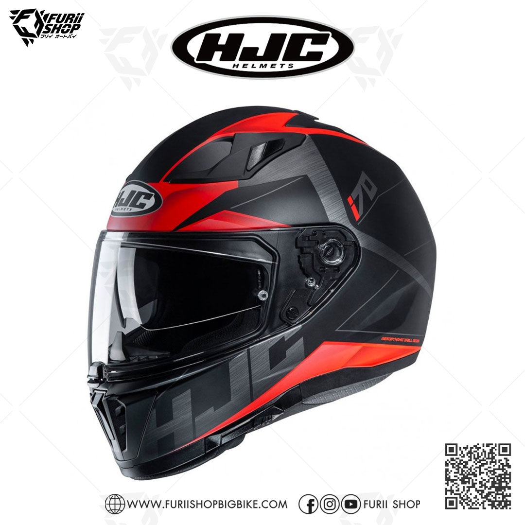 หมวกกันน็อคเต็มใบ(มีแว่นกันแดด) HJC I70 : ELUMA MC1SF