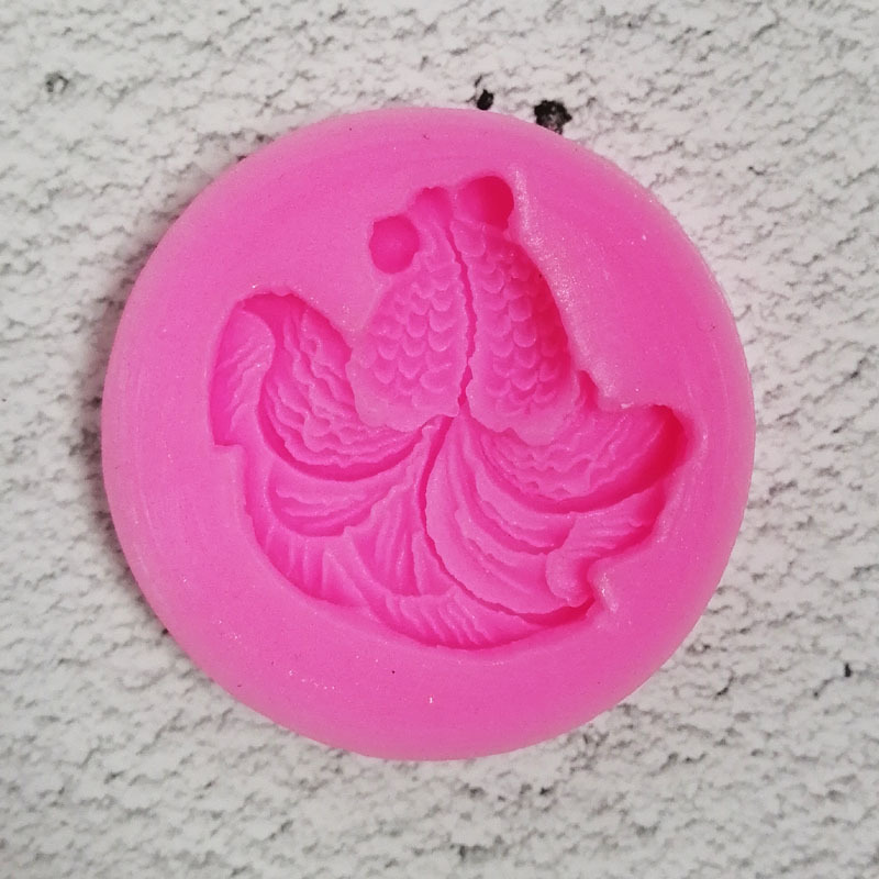 แม่พิพม์ซิลิโคน พิพม์วุ้น พิมพ์ฟองดอง พิพม์อาหลัว พิพม์ขนม ปลาทอง เลือกแบบ