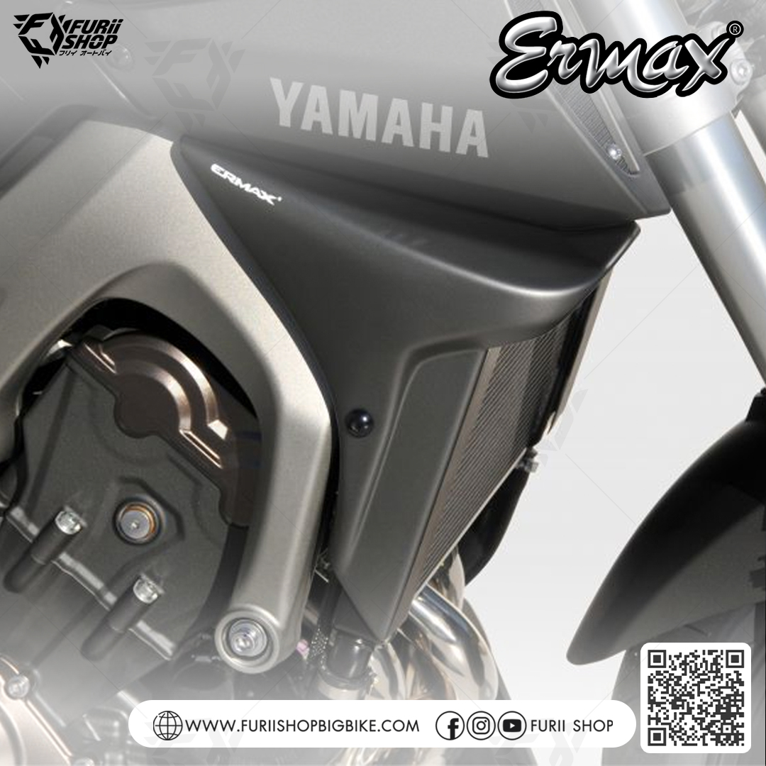 ครอบหม้อน้ำ Ermax Radiator cover : for Yamaha FZ09/MT09 2014-2019