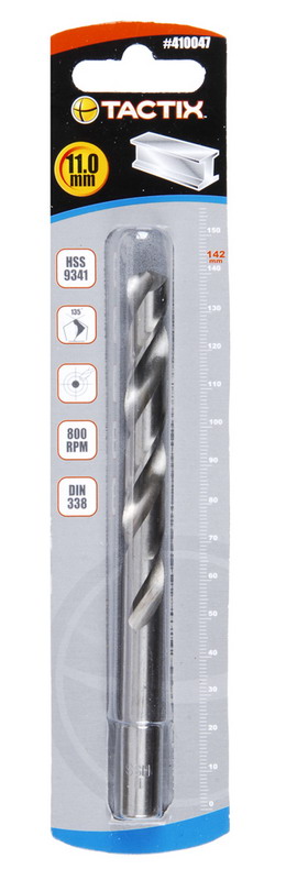 ดอกสว่านเจาะเหล็ก (มิล) 410047 11มม. TACTIX