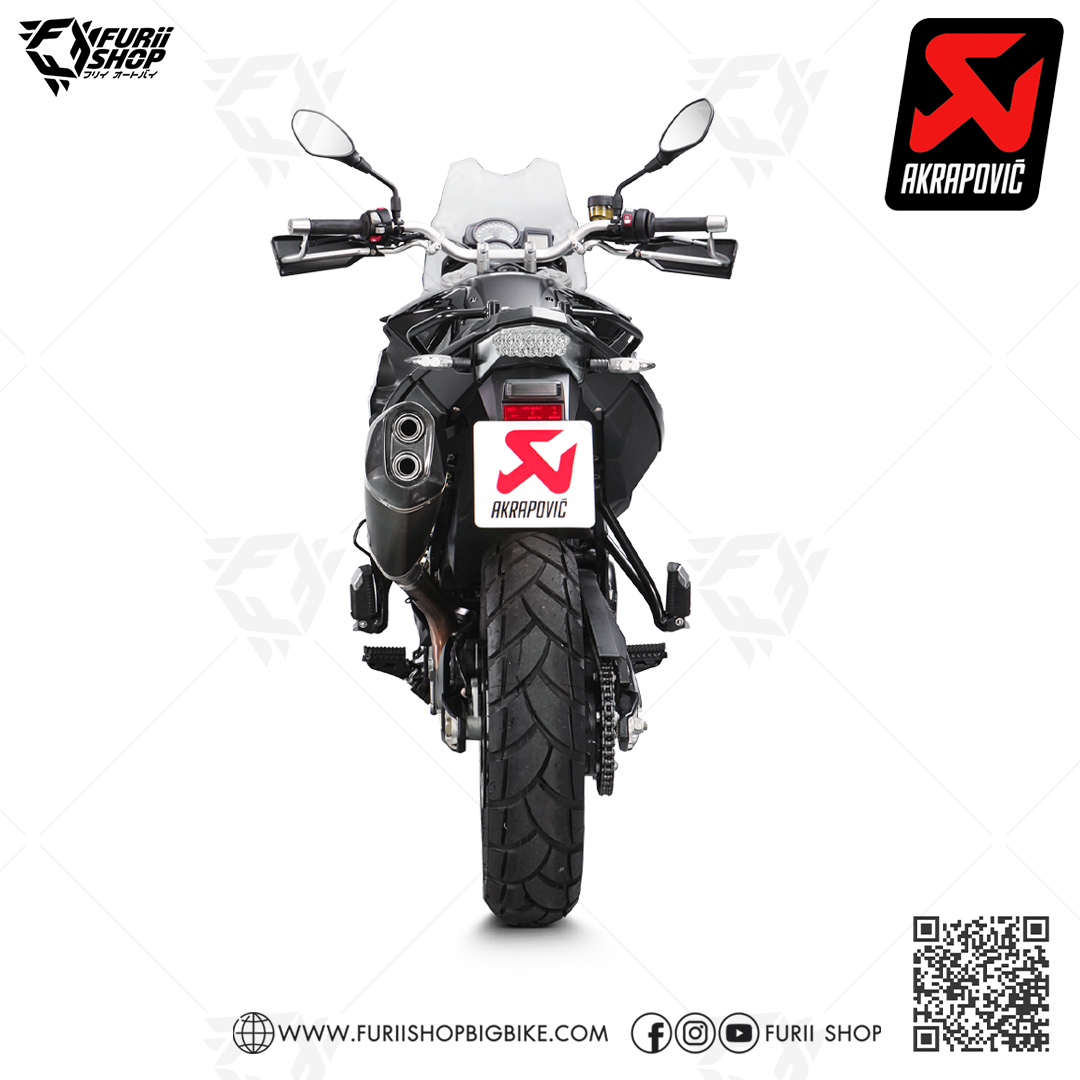 ท่อมอเตอร์ไซค์ AKRAPOVIC BLACK SLIP-ON FOR BMW F700GS/F800GS ท่อแต่ง ท่อสูตร ท่อบิ๊กไบค์ ท่อBigbike ท่อไอเสีย เอ็กพอร์ต