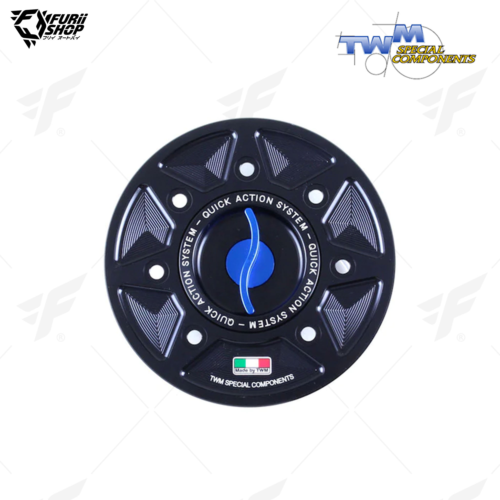 ฝาถังน้ำมัน Aluminium Fuel Cap TWM TKPR.04 : for Kawasaki NINJA 400 17-21/NINJA 650 17-19/ZX-6R /636 19-21/Z650/900 17-21/ZX-10R 2021