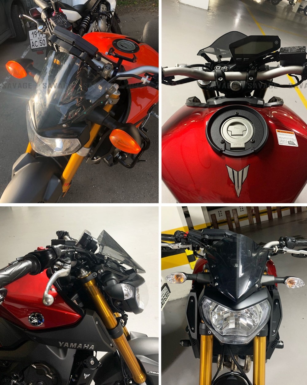 ชิวหน้า,บังไมล์,ชิวหน้าแต่งสำหรับ YAMAHA MT09 ปี 2014-2016 V1