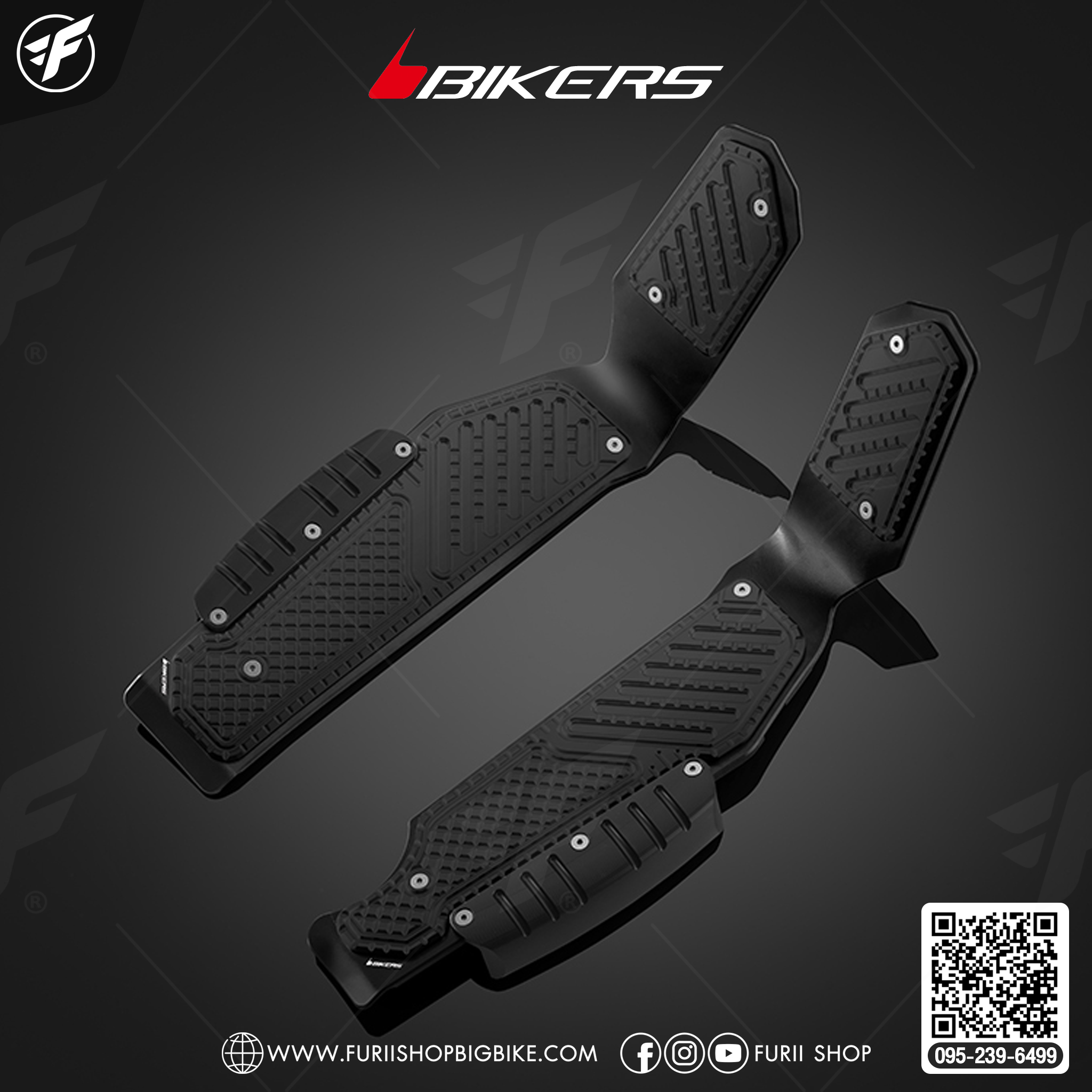 Bikers แผ่นวางเท้าพร้อมกันล้มด้านข้าง H0927 for Honda X-ADV 2021