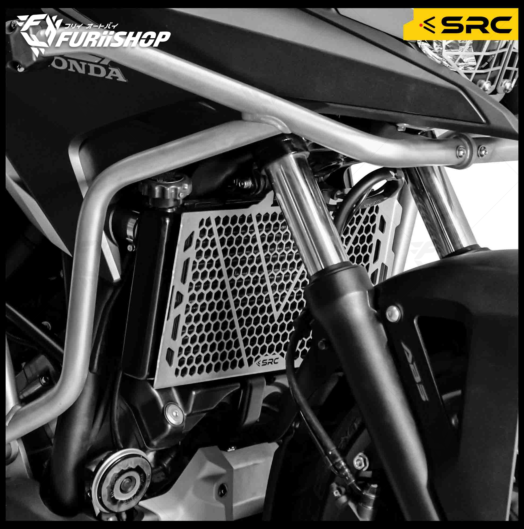 การ์ดหม้อน้ำ RADIATOR GUARD SRC FOR HONDA NC750X (DCT)