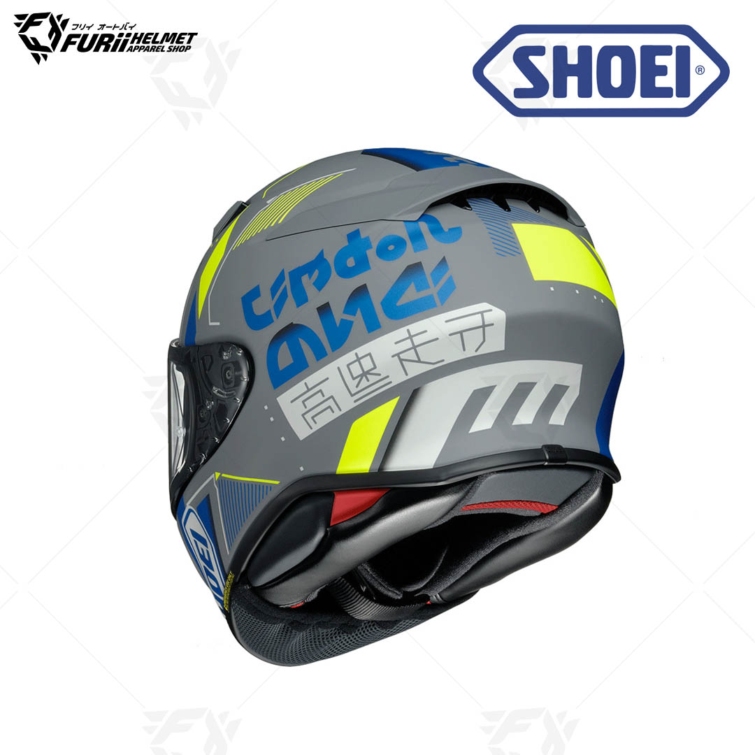 หมวกกันน็อค Shoei : NXR2 ACCOLADE TC-10 GREY/BLUE