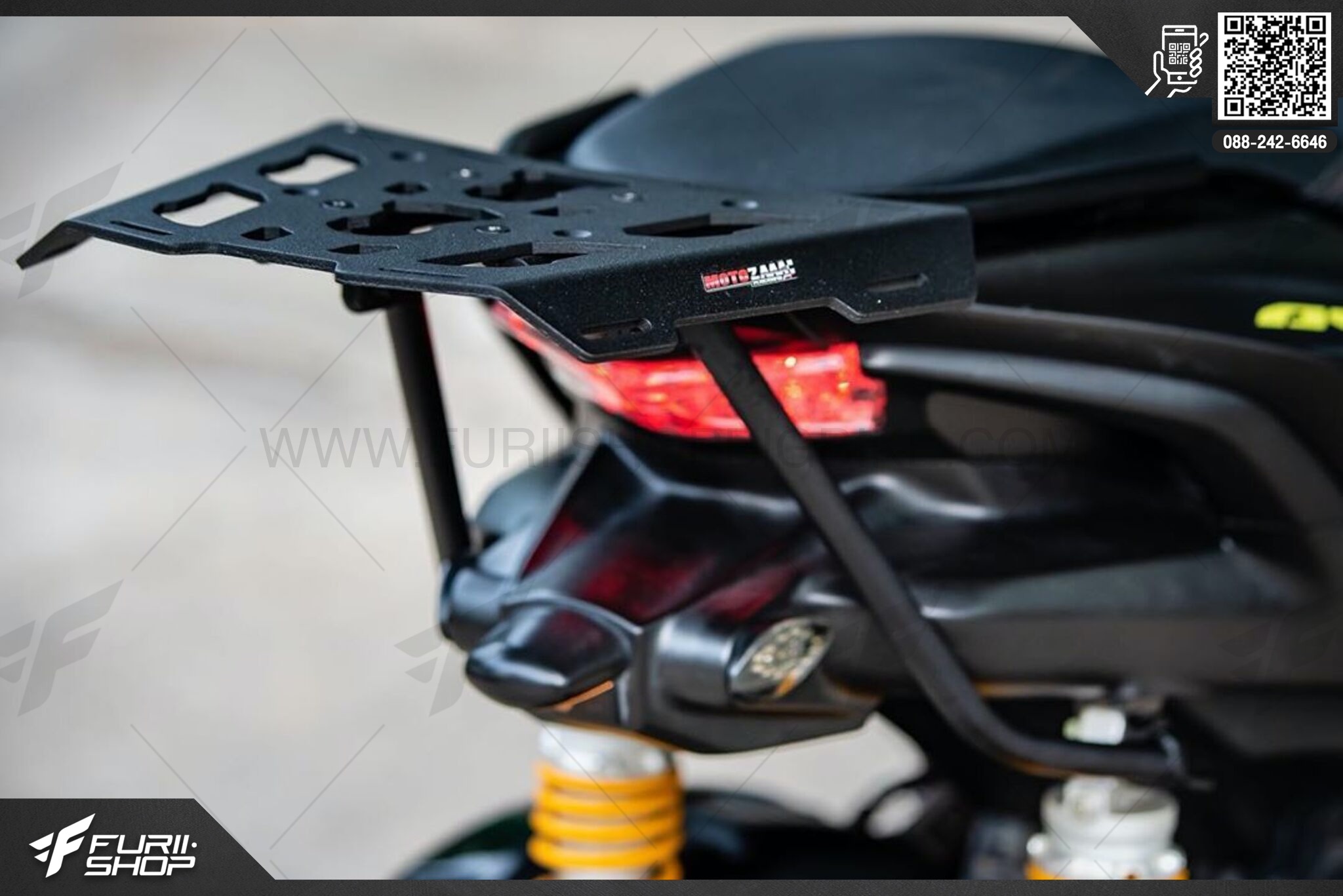 ชุดแร็คท้าย MOTOZAAA FOR YAMAHA AEROX 155