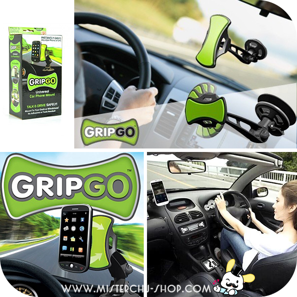GripGo ที่ยึดมือถือในรถ พลังสูญญากาศ