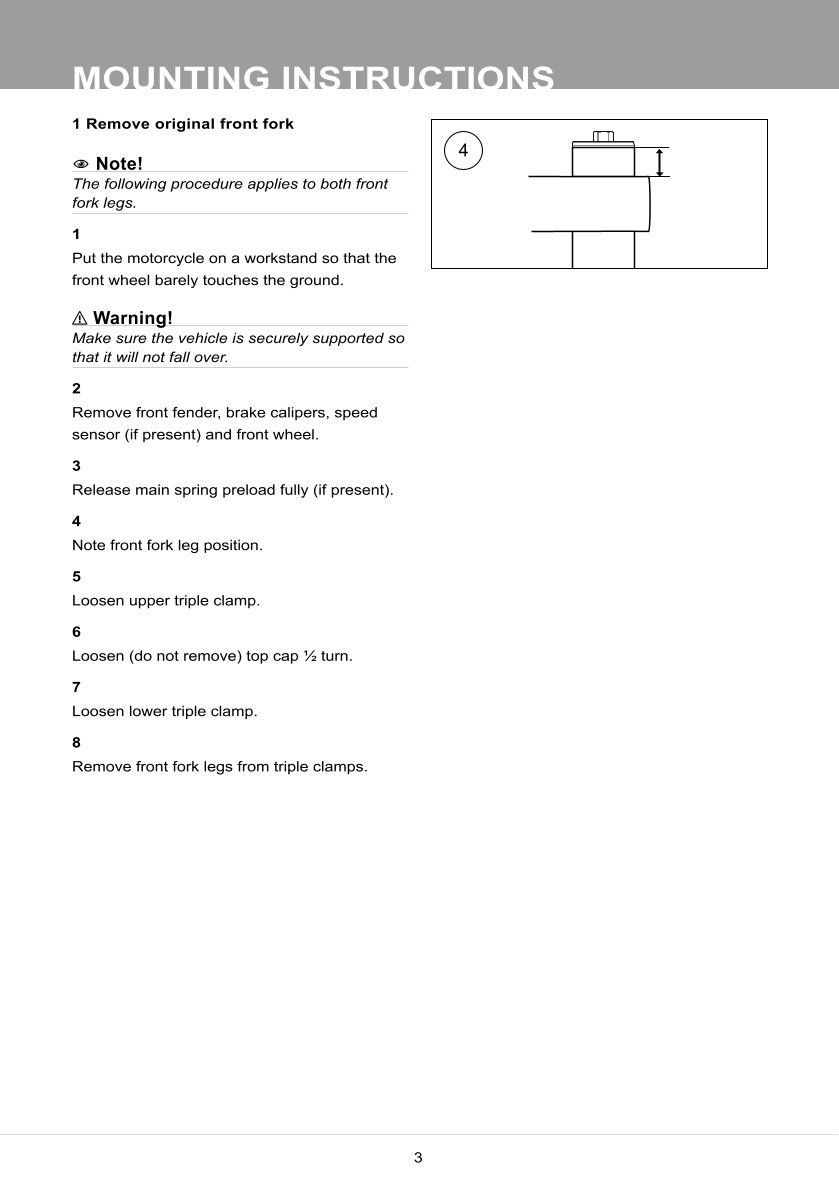 สปริงโช้คหน้า Ohlins FKR115 For Ducati Panigale V2 2020-2023