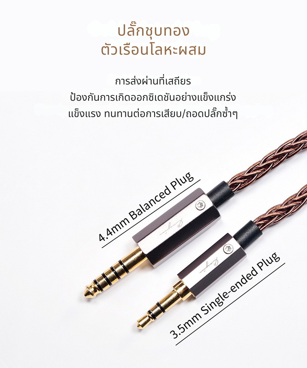 Cayin CS-35C35ii/CS-44C44ii สายเชื่อมต่อสัญญาณเสียง ความบริสุทธิ์สูง ประกันศูนย์ไทย