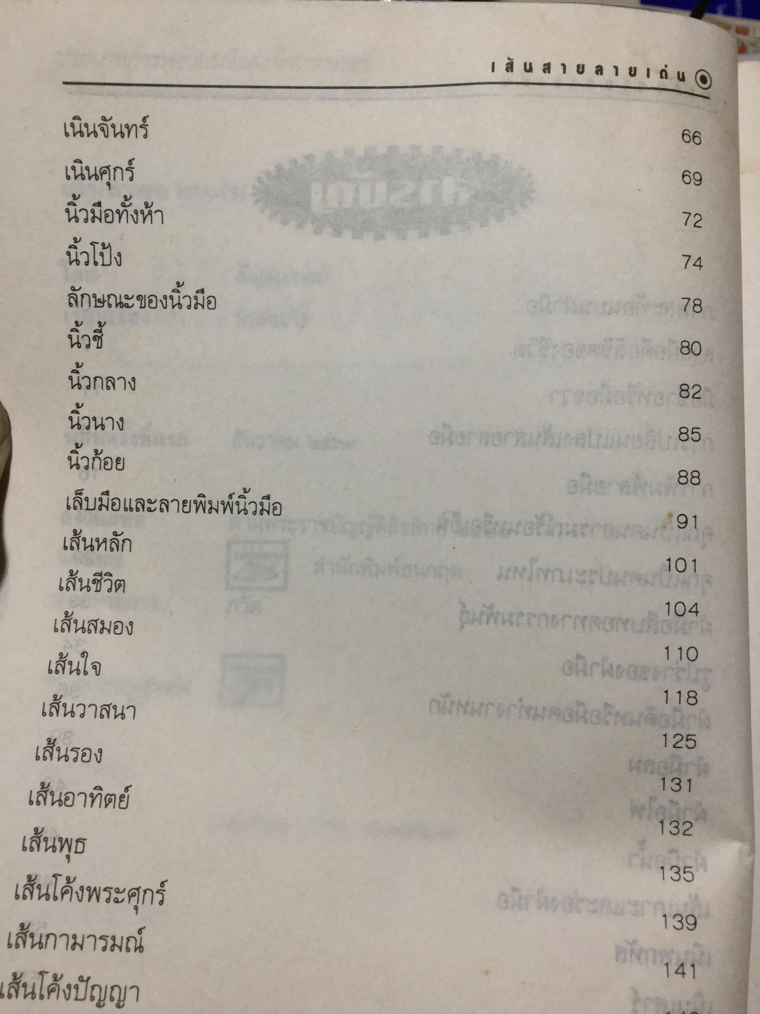 หนังสือเกี่ยวกับลายมือรวม 5 เล่ม 1)อ่านหญิงจากลายมือ ลอรี่ เรด ผู้เขียน 2) ลายมือกับความรัก ผู้เขียน หลินซู่เหยา 3) เส้นสายลายมือ ผู้เรียบเรียง อัญญเวทย์ 4)มือกับชะตาชีวิต ผู้เขียน สวีหลิง 5) ตำราดูลายมือ ผู้เขียน โหรจรัญ พิกุล 4 กก.