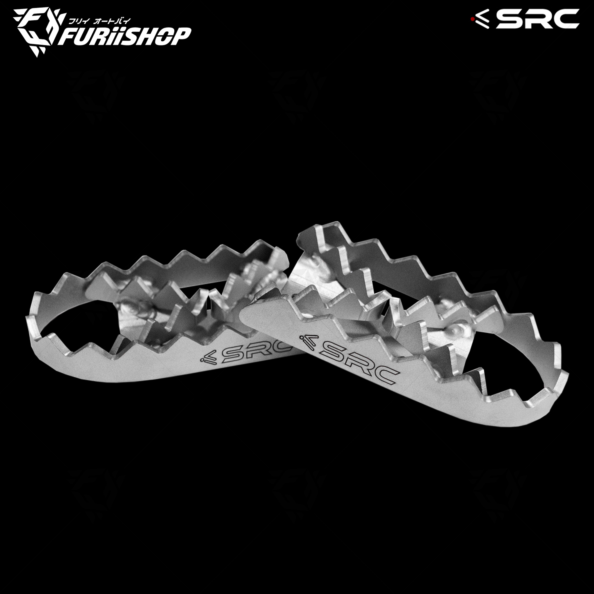 พักเท้า SRC WIDE FOOT PEG ADEPTER SET SUZUKI V-STROM650 / V-STROM1000