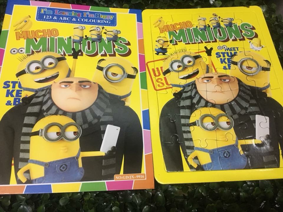 สมุดABC พร้อมจิ๊กซอว์ คละลาย