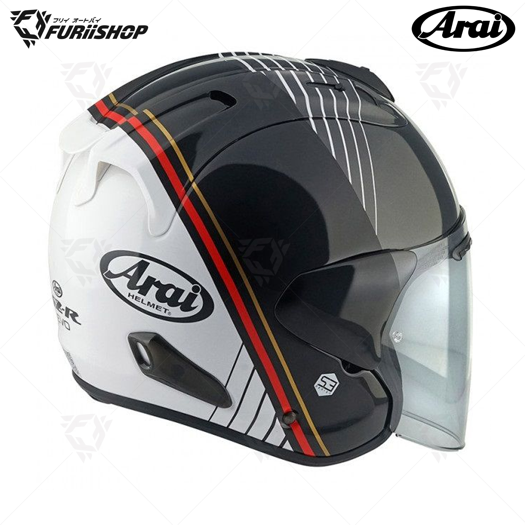 หมวกกันน็อคเต็มใบ Arai : SZ-R EVO Temu White