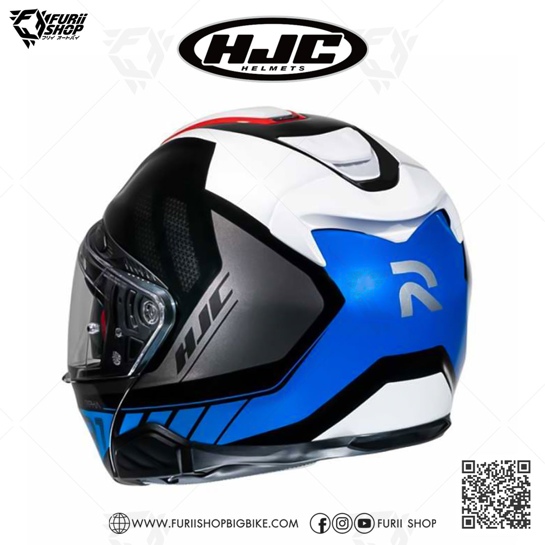 หมวกกันน็อคเต็มใบ(มีแว่นดำ) HJC RPHA91 : RAFINO MC21