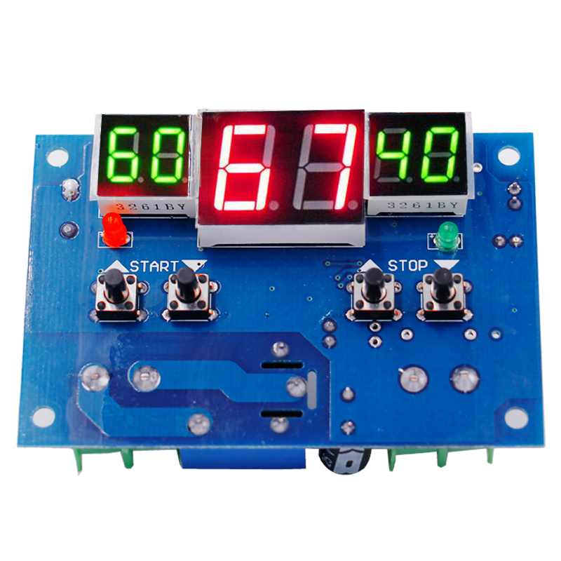 ตัวควบคุมอุณหภูมิอัฉริยะ/DC12V thermostat Intelligent digital thermostat temperature controller With NTC sensor W1401 led display