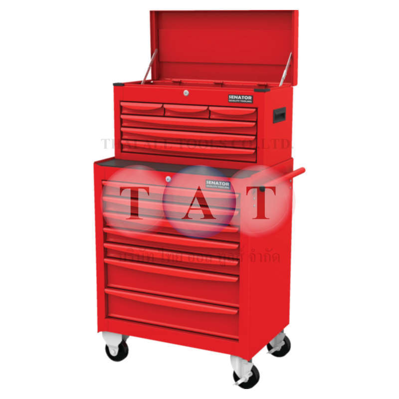 ตู้เก็บเครื่องมือมีล้อ 7 ลิ้นชัก SENATOR | Roller Cabinet Workshop Red 300kg